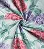 Purple 144TC Cotton Flat Super King Bedsheet with 2 Pillow Covers