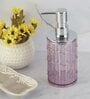 Purple 300 ml Acrylic Liquid Soap Dispenser 