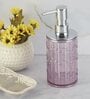 Purple 300 ml Acrylic Liquid Soap Dispenser 