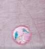 Purple Patterned 500 GSM Cotton Towel Sets (Set of 3)