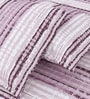 Purple Bedsheet 220 Tc Cotton Queen Bedsheet With 2 Pillow Covers