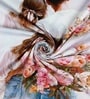 Pink 7D Digital Printed Couple Queen Size Bedsheet Sheet with 2 Matching Pillow Covers