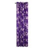 Purple Blackout Polyester 9 feet Eyelet Long Door Curtains Set of 2