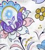 Purple Blue Cotton Floral 120 Gsm Double Dohar