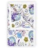 Purple Blue Cotton Floral 120 Gsm Single Dohar