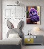 Purple Canvas Printed Kids Framed Art Panels