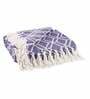 Purple Cotton 60x50 Inches Throw