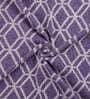 Purple Cotton 60x50 Inches Throw