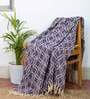 Purple Cotton 60x50 Inches Throw