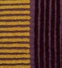 Purple Striped Cotton Blend 16 x 16 Inches Cushion Cover