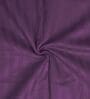 Purple Cotton 210TC Striped Single Bedsheet with 1 Pillow Cover