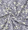 Purple Cotton Floral 144 TC  Double Bed Dohar