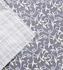Purple Cotton Floral 144 TC  Double Bed Dohar