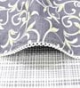 Purple Cotton Floral 144 TC  Double Bed Dohar