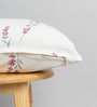 Purple Cotton Floral 20x20 inches Cushion Cover