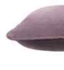 Purple Cotton Polyester Solid 12x12 inches Square Cushion Cover