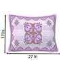 Purple Cotton Premium Quality 180 TC (17*27 Inches) Pillow Covers Set