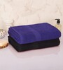 Purple Cotton Solid 330 GSM Bath Towels (Set of 2)