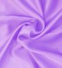 Purple Cotton Solid 210TC Plain Single Bedsheet with 1 Pillow Cover