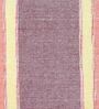 Purple Cotton Striped 14 x 14 inch Set of 5 Cushion Covers