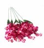Purple Fabric Orchid Artificial Artificial Flowers