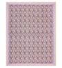 Purple Floral 180 TC Cotton King Size Bedsheet With 2 Pillow Cover