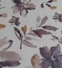 Purple Floral 180 TC Cotton King Sized Bed Sheets with 2 Pillow Covers