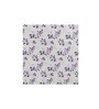 Purple Floral 180 TC Cotton Queen Size Double Bedsheet with 2 Pillow Covers