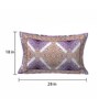 Purple Geometric 200 TC 100% Cotton Set of 2 Pillow covers