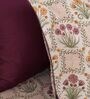 Purple Floral 210TC 100% Cotton Printed Flat Super King Bedsheet With 2 Pillow Covers