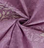 Purple Floral 400 TC Cotton Single Bedsheet with 1 Pillow Cover
