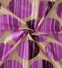 Purple Floral Polyester 9Ft Semisheer Eyelet Door Curtains (Set Of 2)