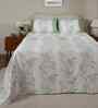 Purple Fruit Print 200 TC Cotton King Size Bed Sheet with 2 Pillow Covers Sensory Bloom Collection