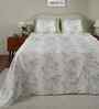 Purple Fruit Print 200 TC Cotton Single Bed Sheet with 1 Pillow Cover Sensory Bloom Collection