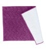 Purple Abstract 100 % Cotton 27.5x19.6 Inches AntiSkid Bath Mat