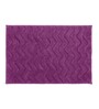 Purple Abstract 100 % Cotton 27.5x19.6 Inches AntiSkid Bath Mat