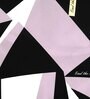 Purple Geometric Polyester 1 Seater Elastic Stretchable Sofa Cover