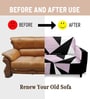 Purple Geometric Polyester 1 Seater Elastic Stretchable Sofa Cover