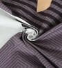 Purple Geometric 300 TC Cotton Blend Double Bedsheet with 2 Pillow covers