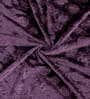 Purple Geometric 300 TC Woollen Fitted Double Bedsheet with 2 Pillow Covers