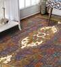 Purple Persian Jute 5 ft x 7 ft Hand Woven Carpet