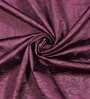 Purple Long Crush Floral 7FT Light Filtering Eyelet Door Curtains (Pack of 1)