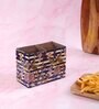 Purple Mdf 2 Partition Mdf Wood Square 1 Pcs Cutlery Holder