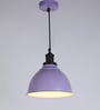 Purple Metal Single Hanging Lights