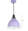 Purple Metal Single Hanging Lights