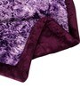Purple Abstract Microfiber 300 GSM Heavy Winter Reversible Double Bed Comforter