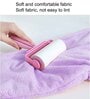 Purple Microfiber Solid 380 GSM Hair Wrap Towel (1 Pc)
