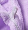 Purple Microfiber Solid 380 GSM Hair Wrap Towel (1 Pc)