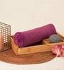Purple Microfiber Solid 400 GSM 2 Pcs Bath Towels 