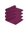 Purple Microfiber Solid 400 GSM 2 Pcs Bath Towels 